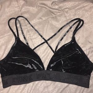 PINK Velvet Bralette